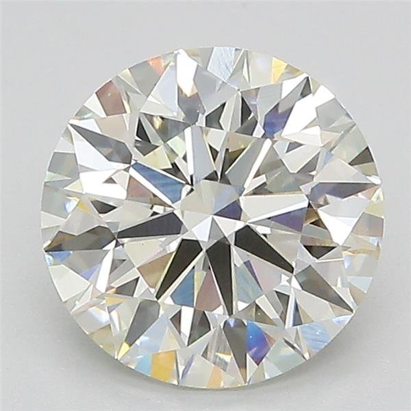 2.56ct J VS1 Rare Carat Ideal Cut Round Lab Grown Diamond