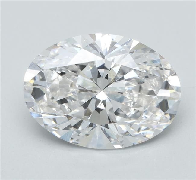 3.19ct F VVS2 Rare Carat Ideal Cut Oval Lab Grown Diamond