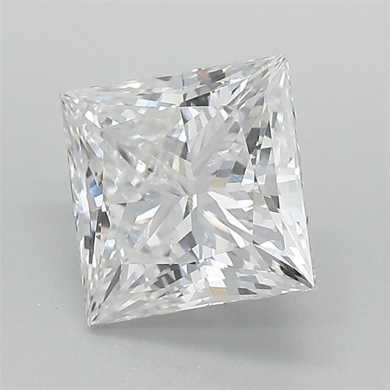 1.96ct F VVS2 Rare Carat Ideal Cut Princess Lab Grown Diamond