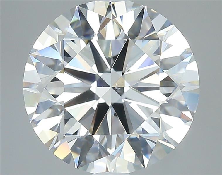4.03ct I SI1 Rare Carat Ideal Cut Round Diamond