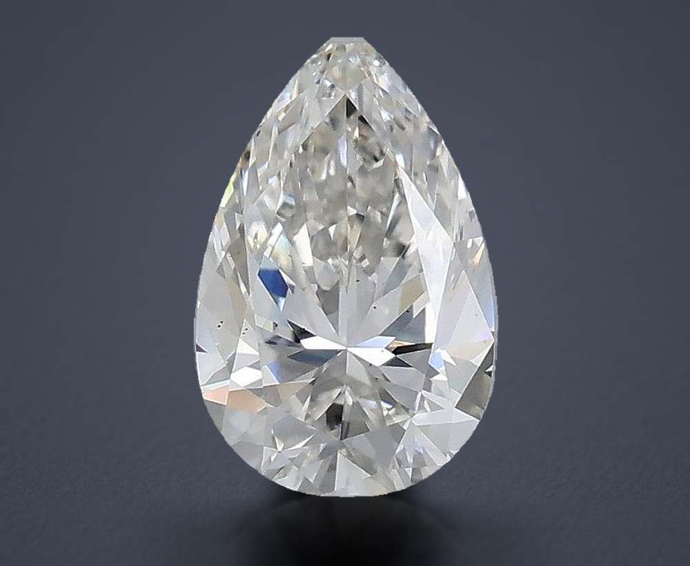 0.58 Carat Pear Lab Diamond
