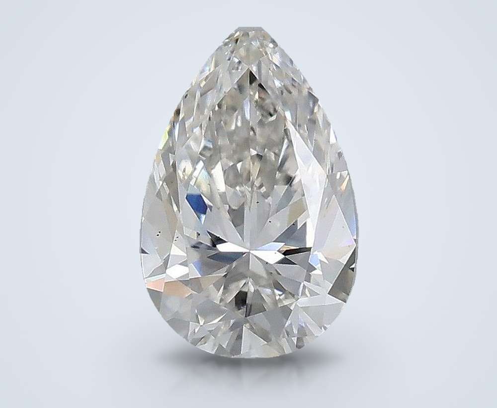 0.58 Carat Pear Lab Diamond