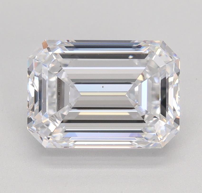 1.50ct D VS1 Excellent Cut Emerald Lab Grown Diamond