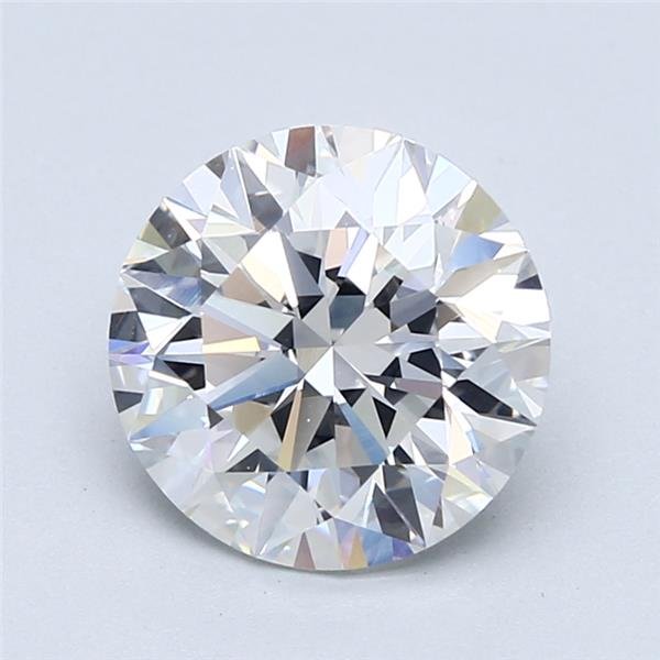 3.01ct D VVS1 Rare Carat Ideal Cut Round Diamond