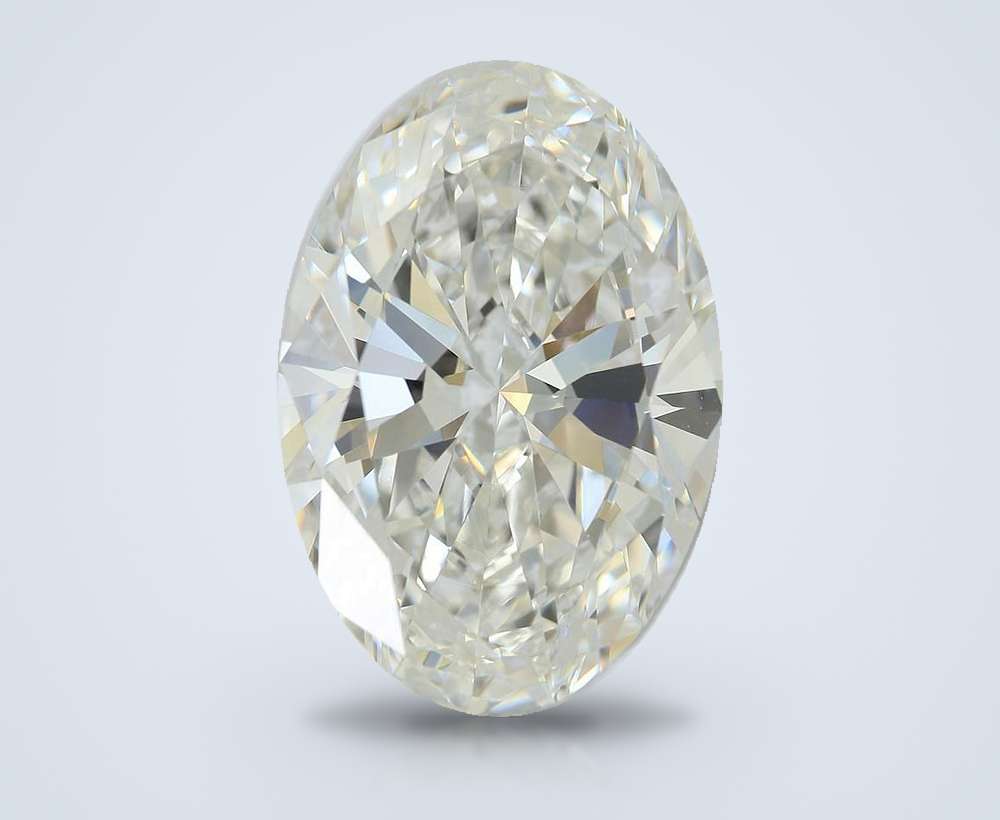 13.67 Carat Oval Lab Diamond