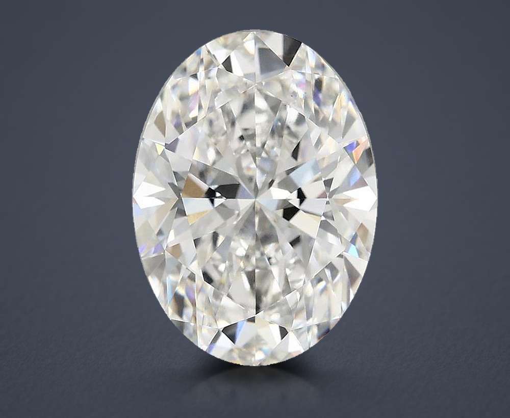3.91 Carat Oval Lab Diamond