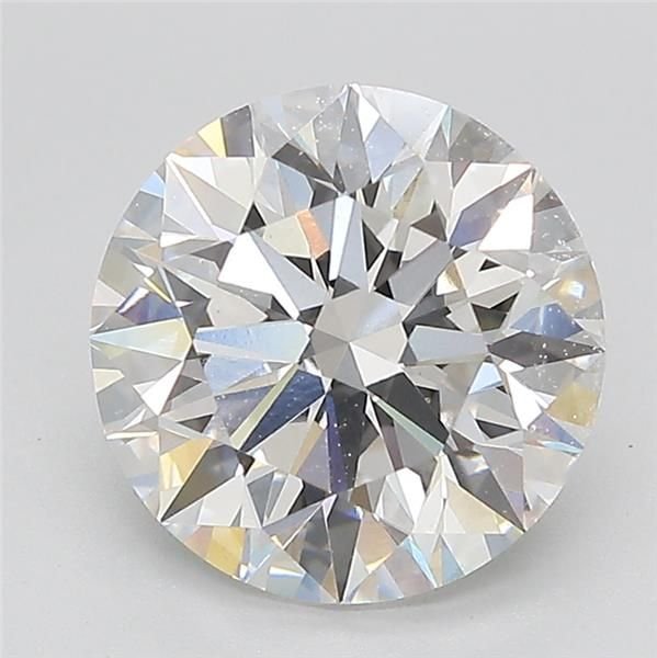 3.12ct G VVS2 Excellent Cut Round Lab Grown Diamond