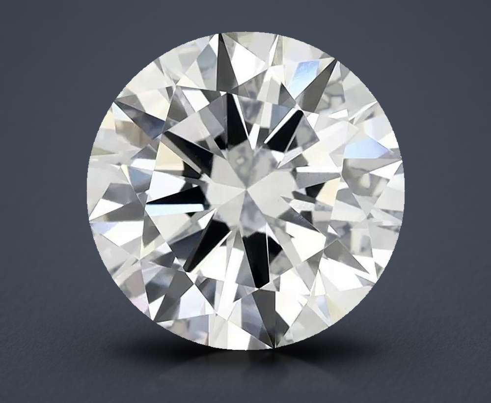 3.38 Carat Round Lab Diamond