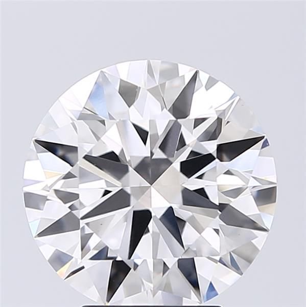 3.22ct D VS2 Rare Carat Ideal Cut Round Lab Grown Diamond