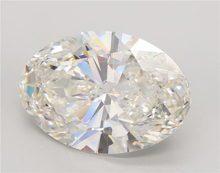22.10ct H VS2 Rare Carat Ideal Cut Oval Lab Grown Diamond