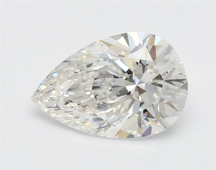 1.07ct F VS2 Rare Carat Ideal Cut Pear Lab Grown Diamond