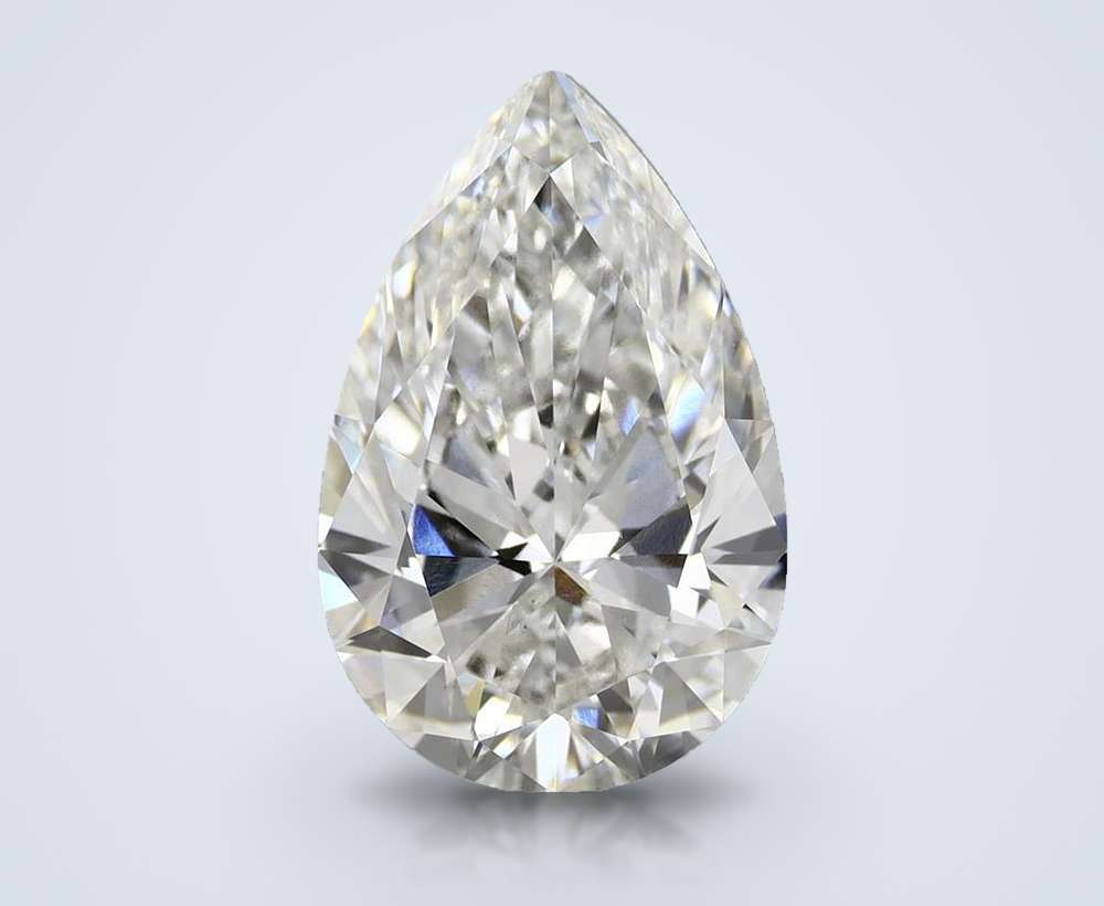 4.47 Carat Pear Lab Diamond