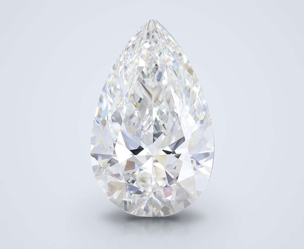 5.39 Carat Pear Lab Diamond