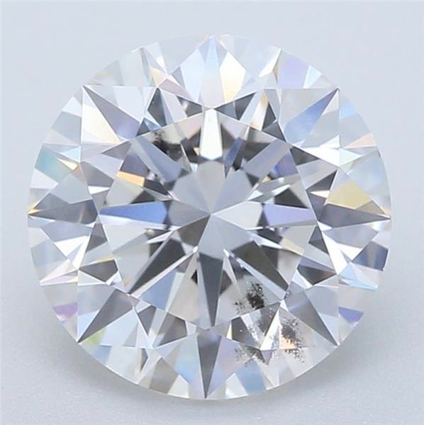 1.54ct F SI2 Excellent Cut Round Lab Grown Diamond