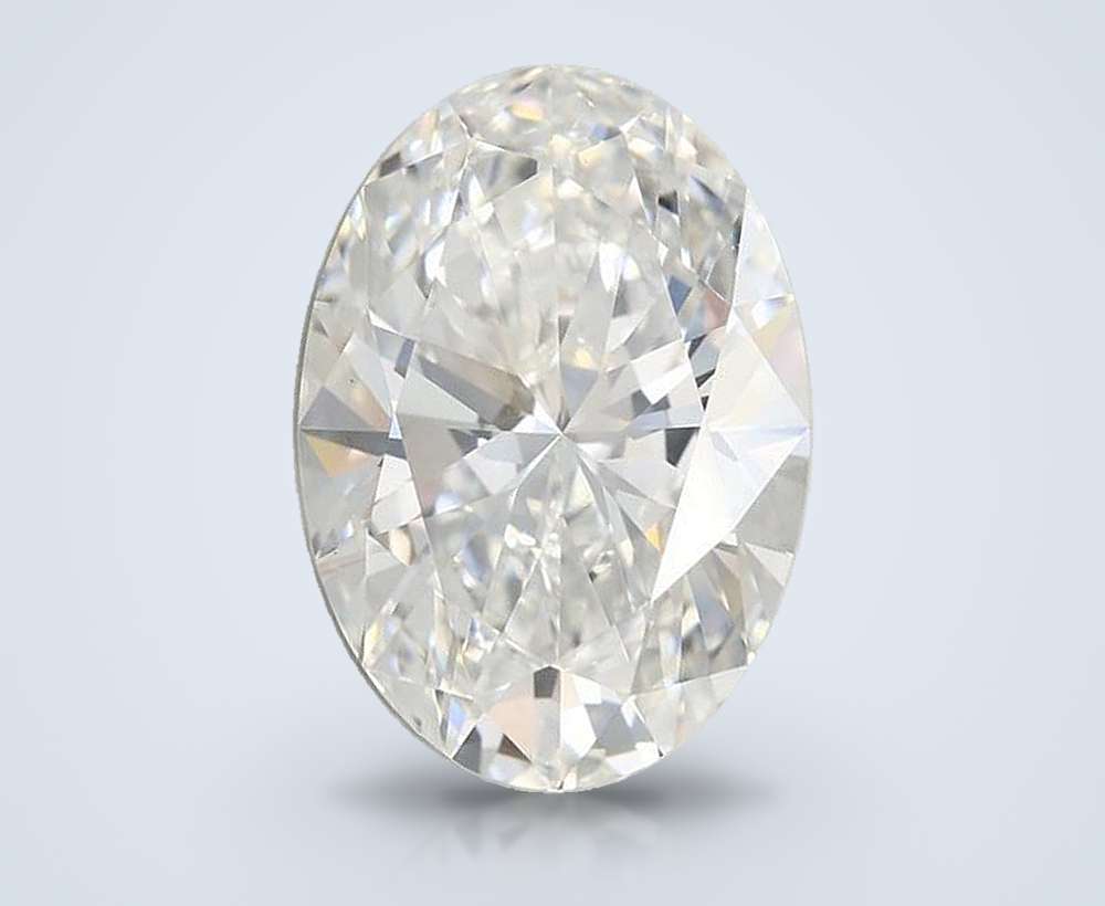 7.58 Carat Oval Lab Diamond