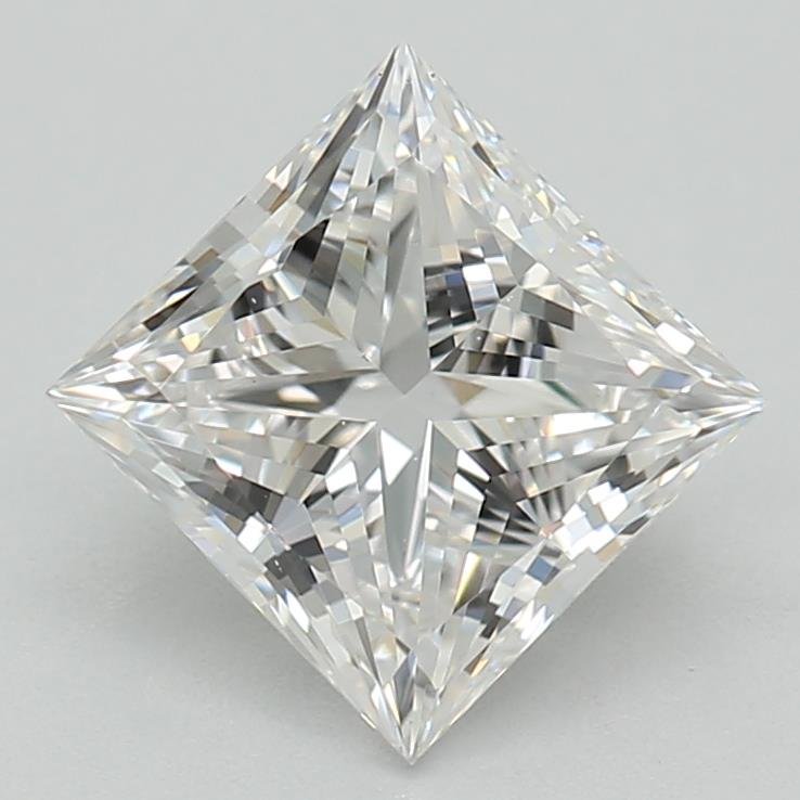 0.79ct E VS1 Very Good Cut Princess Lab Grown Diamond