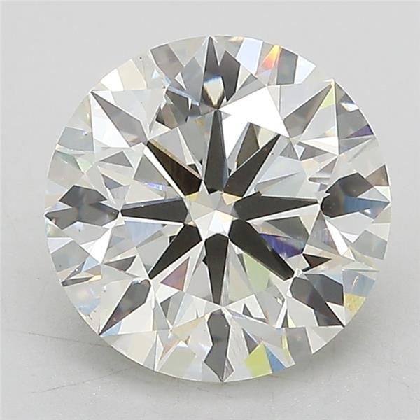 3.02ct J VS1 Ideal Cut Round Lab Grown Diamond