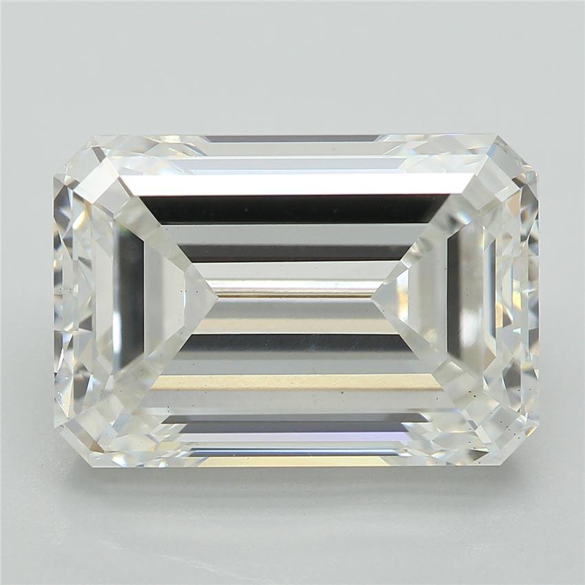 6.21ct F VS1 Excellent Cut Emerald Lab Grown Diamond