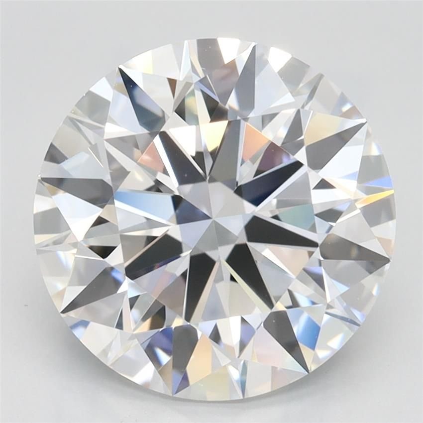 3.80ct D IF Rare Carat Ideal Cut Round Lab Grown Diamond
