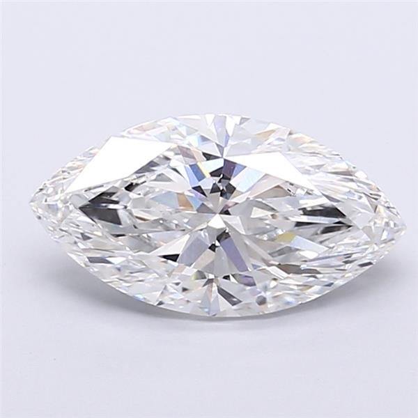 3.02ct D VVS2 Very Good Cut Marquise Lab Grown Diamond