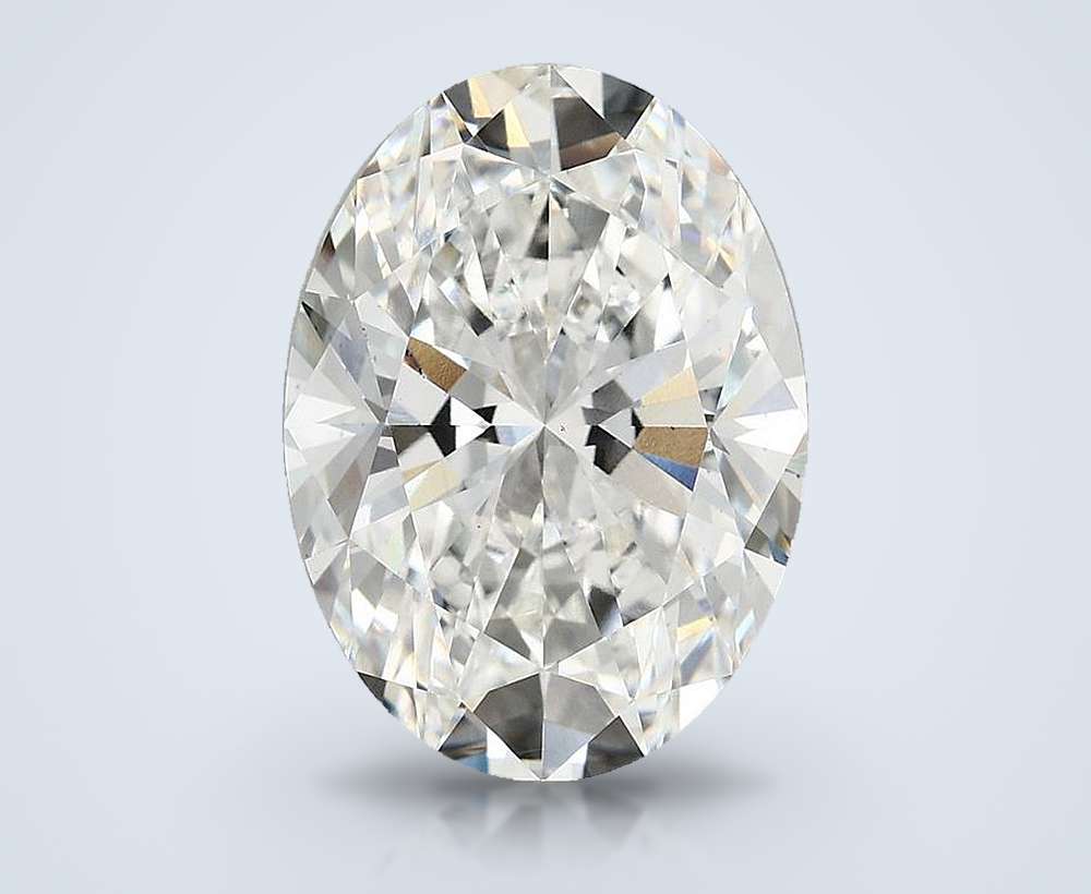 6.10 Carat Oval Lab Diamond