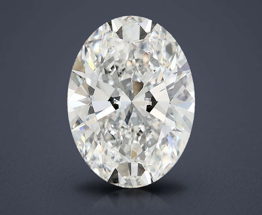 3.86 Carat Oval Lab Diamond