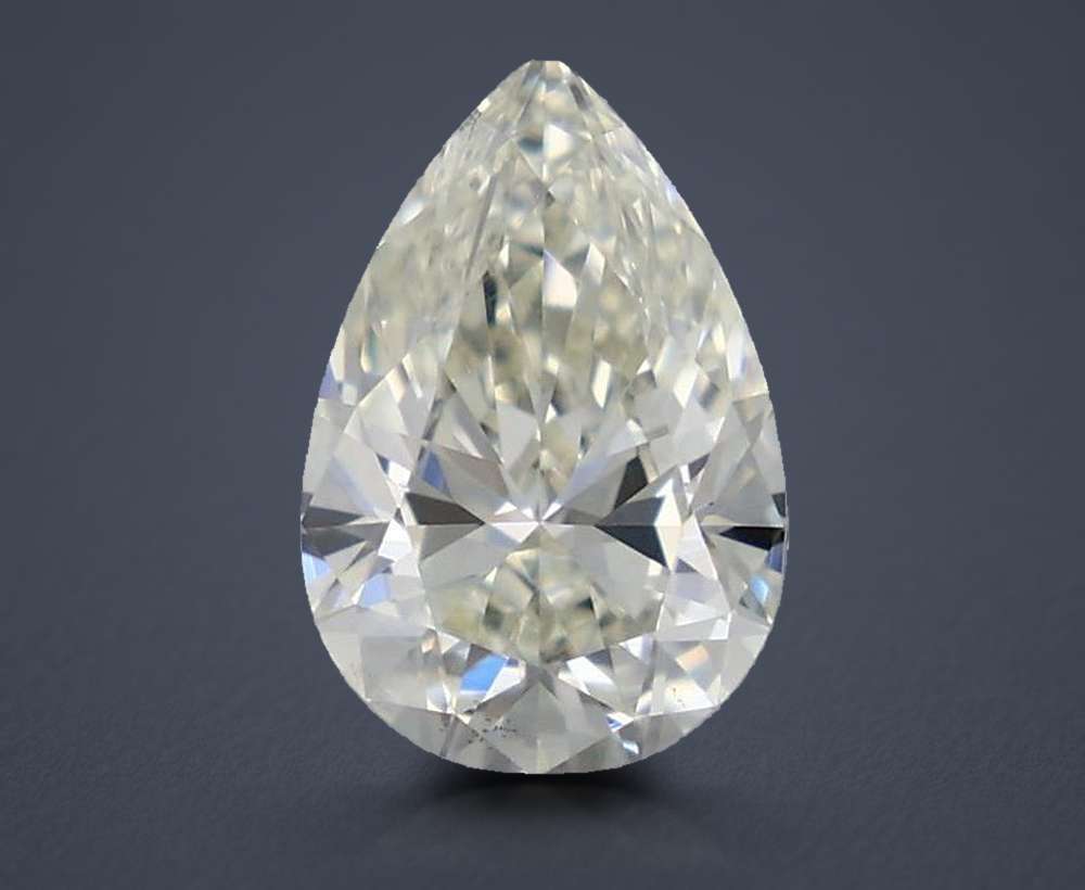 0.47 Carat Pear Natural Diamond