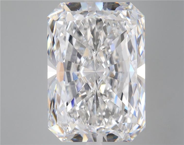 18.01ct F VS2 Rare Carat Ideal Cut Radiant Lab Grown Diamond