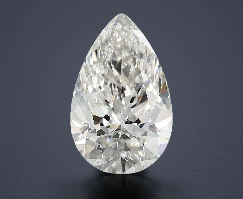 2.58 Carat Pear Lab Diamond