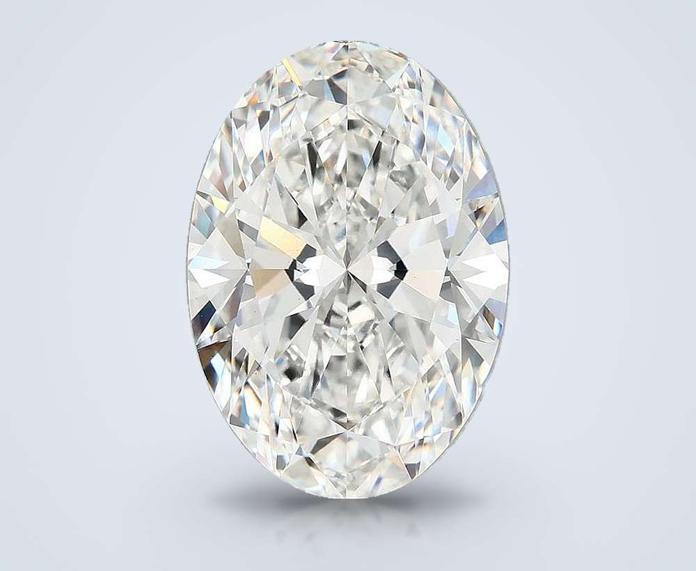 9.77 Carat Oval Lab Diamond