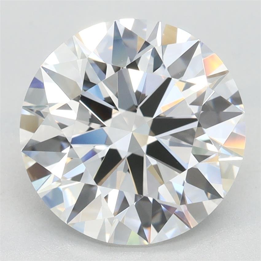 3.02ct D IF Rare Carat Ideal Cut Round Lab Grown Diamond