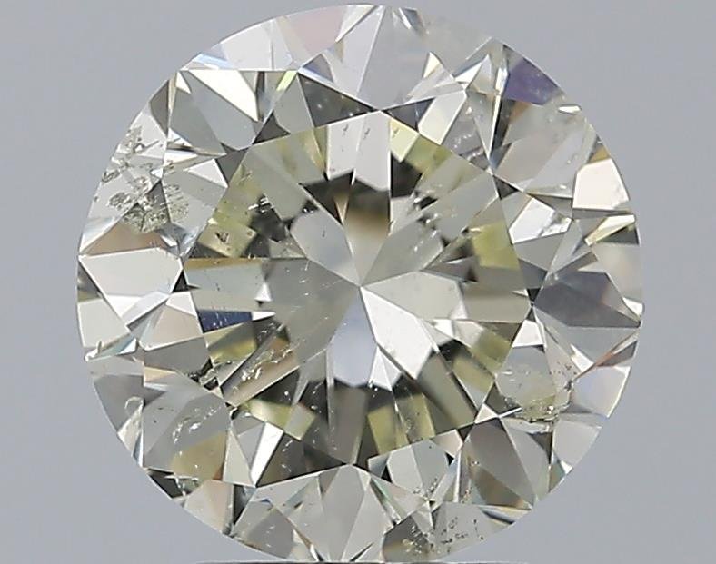 3.00ct K SI2 Very Good Cut Round Diamond