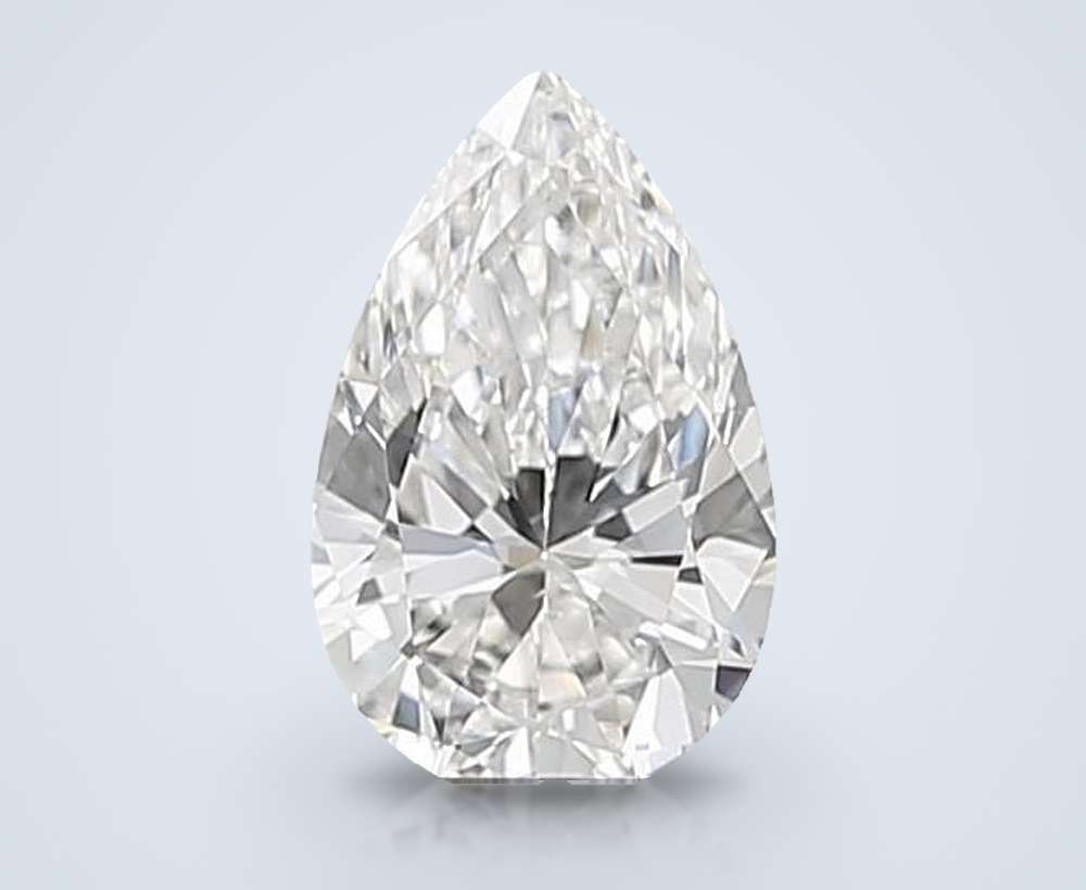 0.74 Carat Pear Lab Diamond
