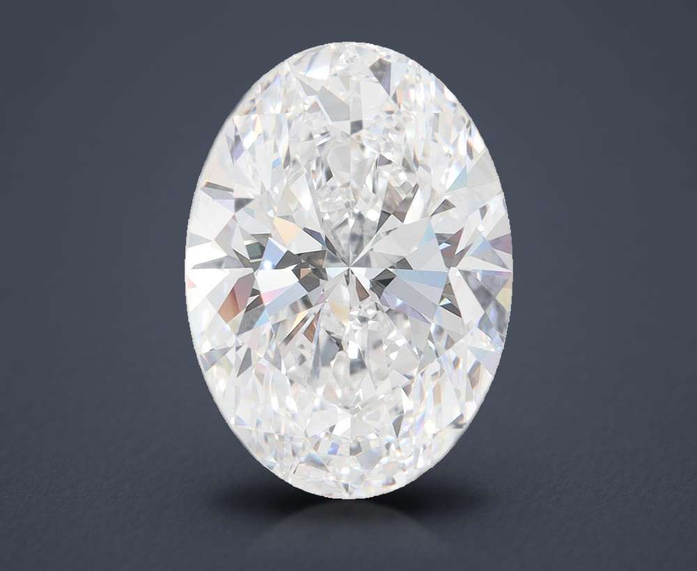 6.10 Carat Oval Lab Diamond