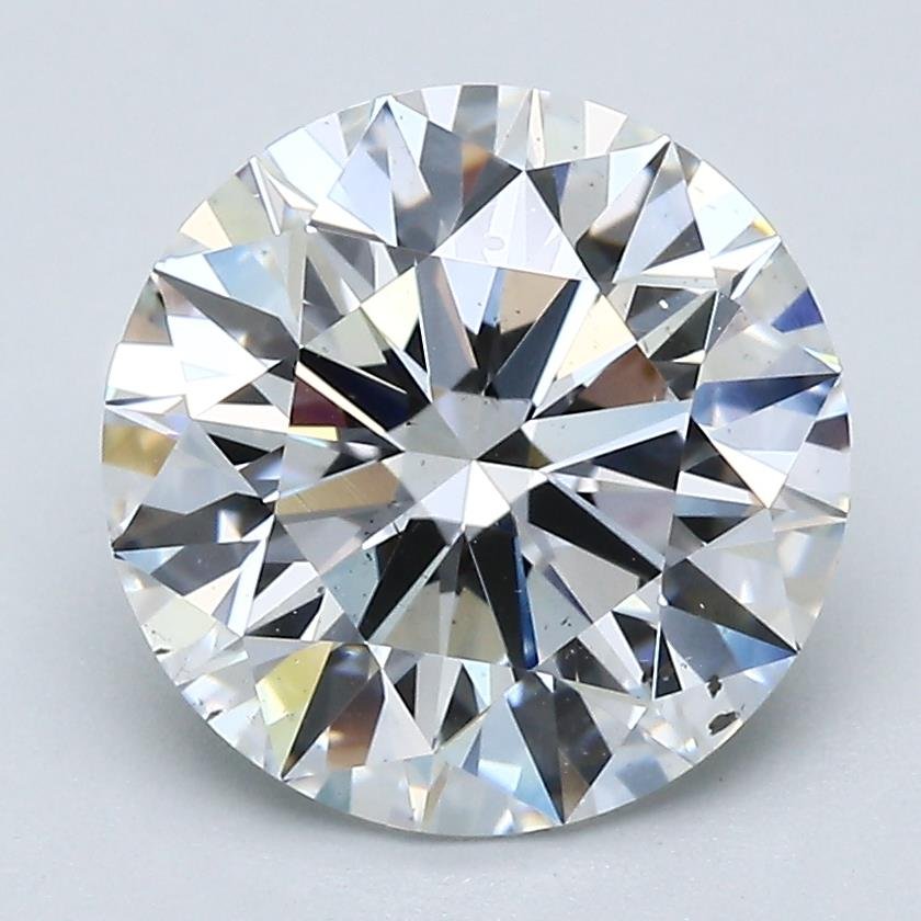 3.40ct E SI1 Rare Carat Ideal Cut Round Diamond