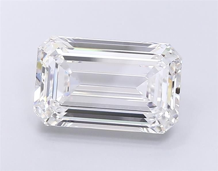 9.09ct E VVS2 Rare Carat Ideal Cut Emerald Lab Grown Diamond