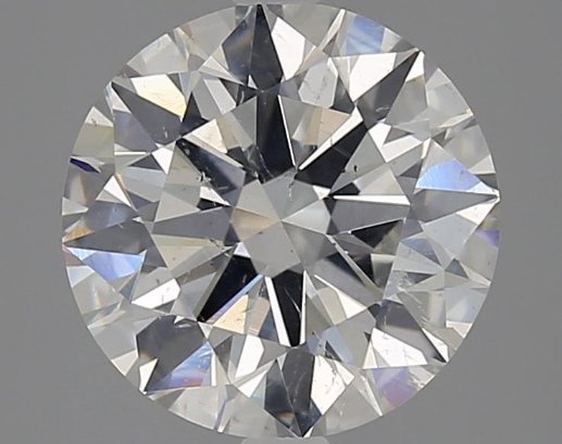 3.52ct H SI2 Rare Carat Ideal Cut Round Diamond