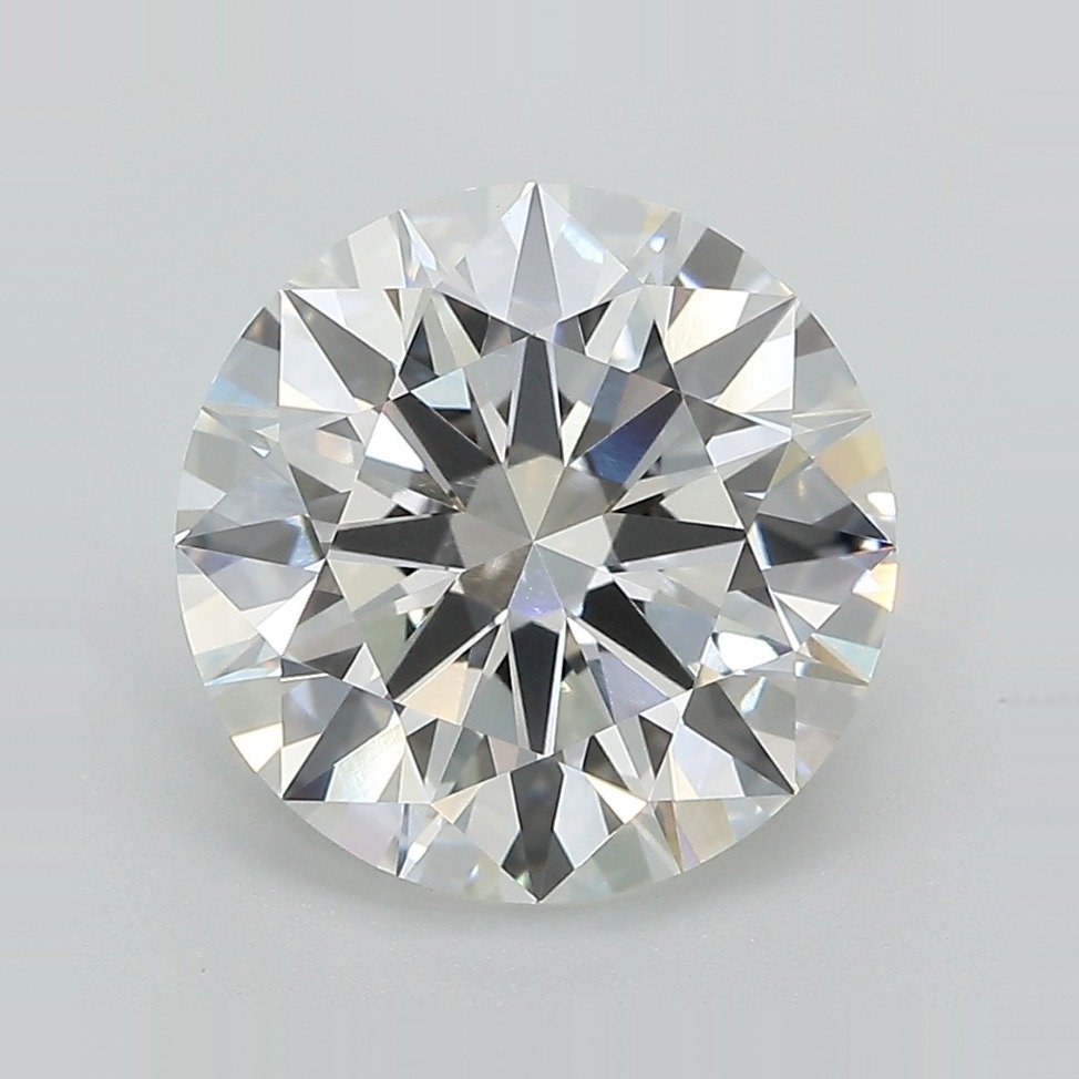 4.57ct E VVS2 Rare Carat Ideal Cut Round Lab Grown Diamond