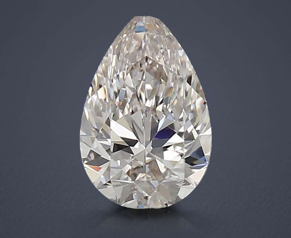 0.54 Carat Pear Natural Diamond