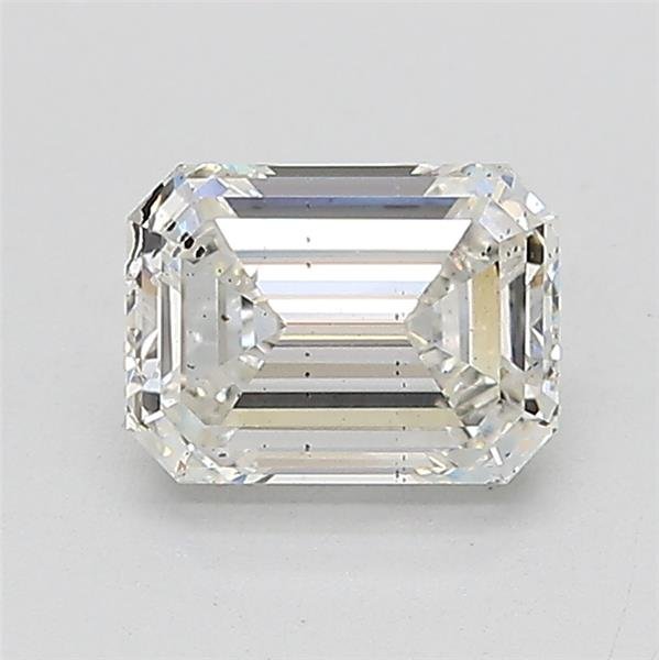 1.00ct F SI1 Rare Carat Ideal Cut Emerald Lab Grown Diamond