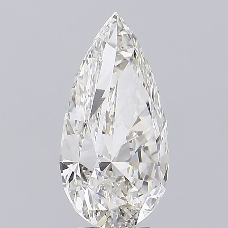 6.03ct H VVS2 Rare Carat Ideal Cut Pear Lab Grown Diamond