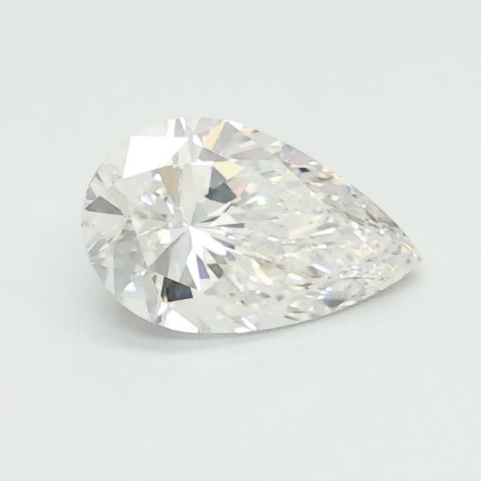 0.68ct D VS1 Rare Carat Ideal Cut Pear Lab Grown Diamond