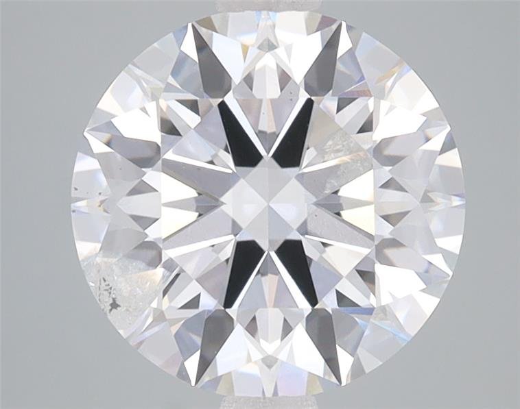 3.06ct E SI2 Rare Carat Ideal Cut Round Lab Grown Diamond