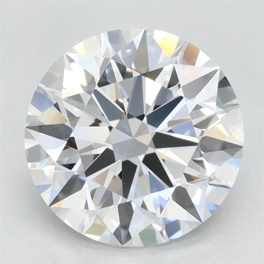 2.67ct D VVS1 Rare Carat Ideal Cut Round Lab Grown Diamond