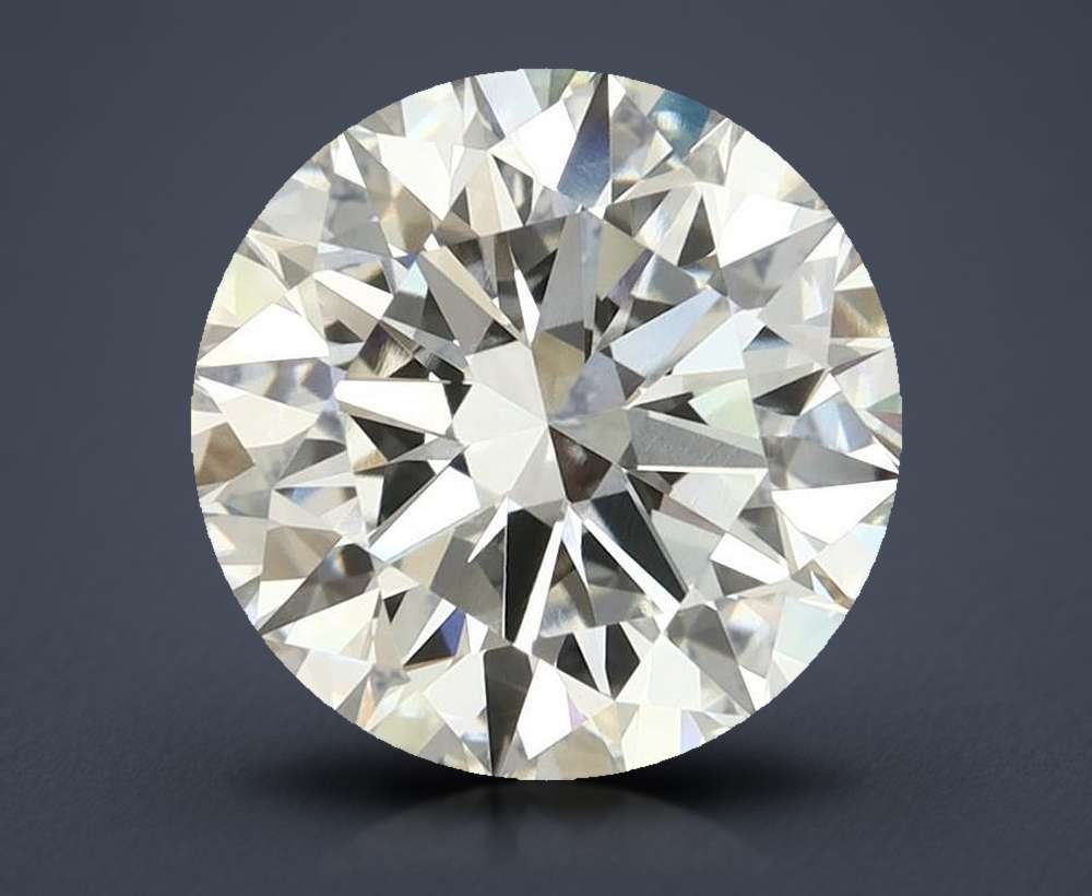 3.96 Carat Round Lab Diamond