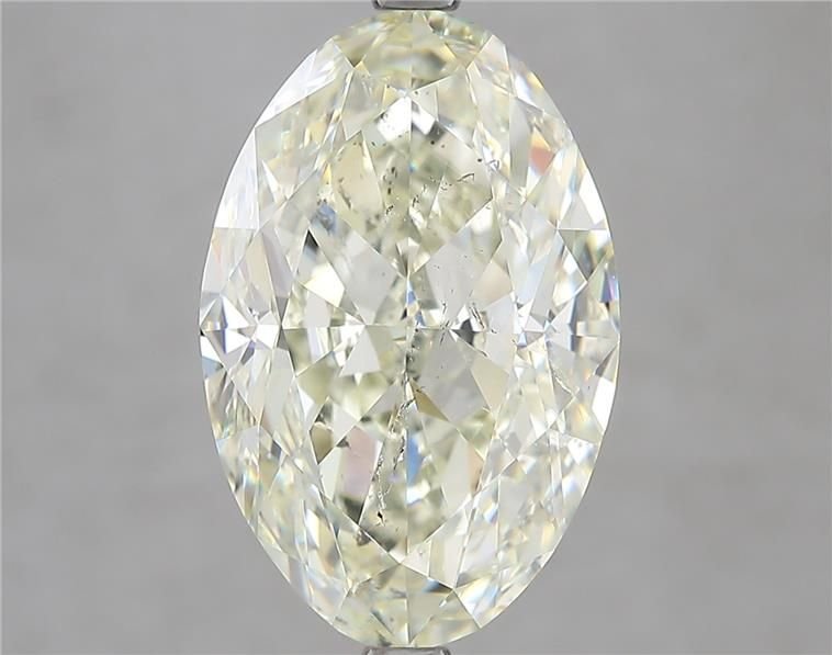 6.01ct J SI1 Rare Carat Ideal Cut Oval Diamond