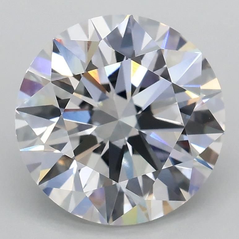 2.71ct E VS1 Rare Carat Ideal Cut Round Lab Grown Diamond