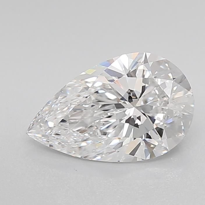 1.45ct E VVS2 Rare Carat Ideal Cut Pear Lab Grown Diamond
