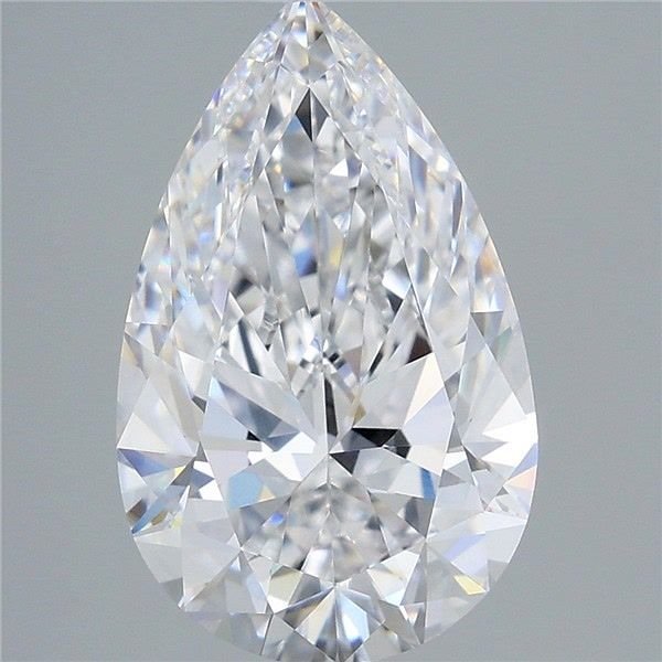 4.52 Carat Pear Lab Diamond