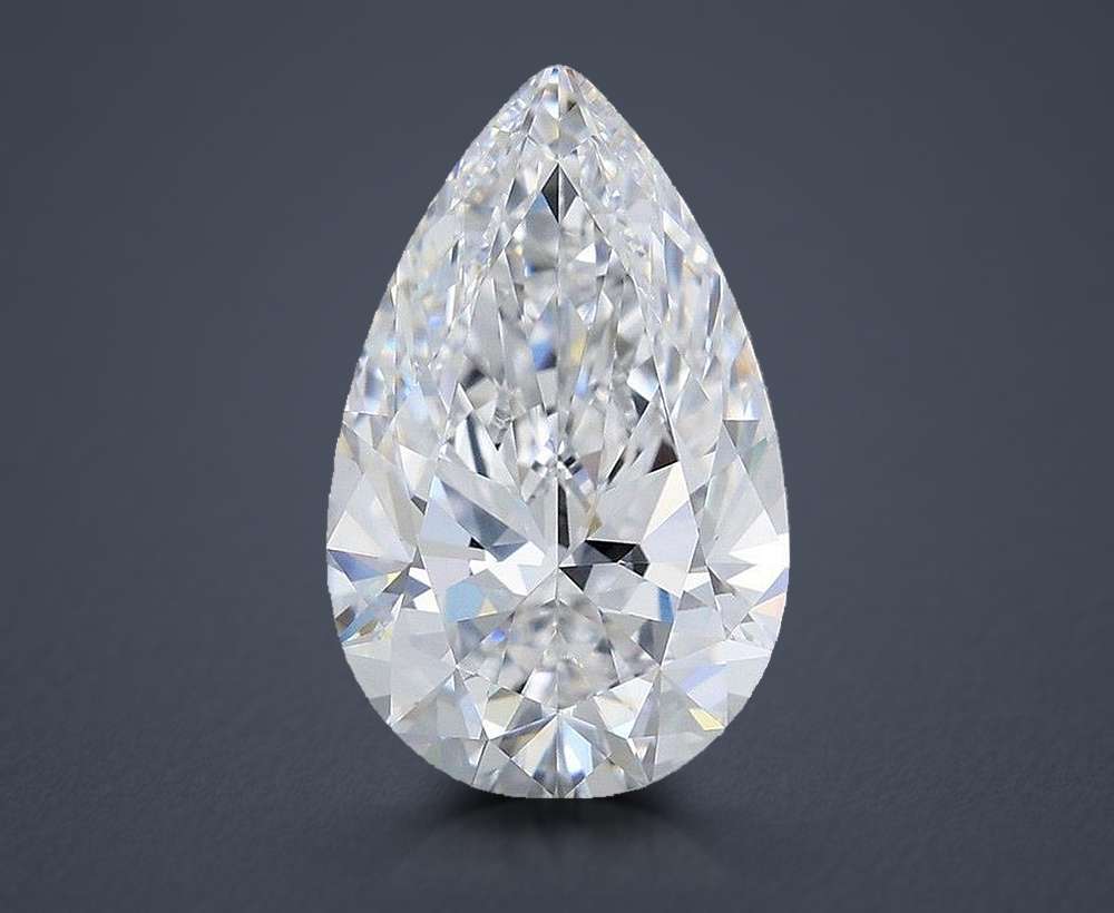 4.52 Carat Pear Lab Diamond
